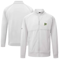 Men's Levelwear White Athletics Form Insignia 2.0 Full-Zip Jacket