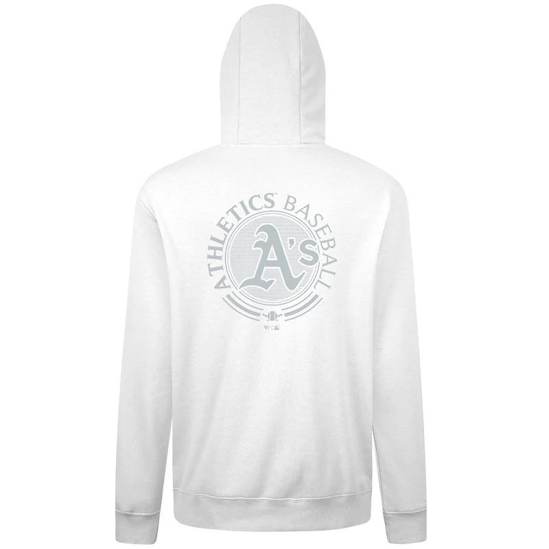 Men's Levelwear White Athletics Podium Valiant Pullover Hoodie