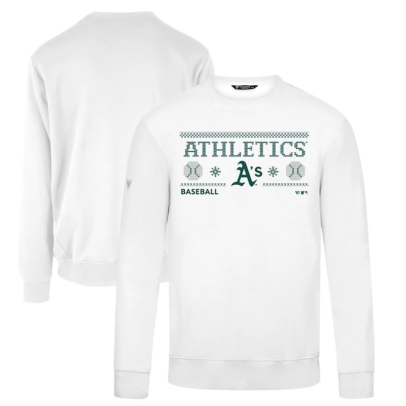 Men's Levelwear White Athletics Zane Pullover Sweatshirt