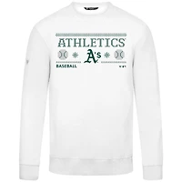 Men's Levelwear White Athletics Zane Pullover Sweatshirt