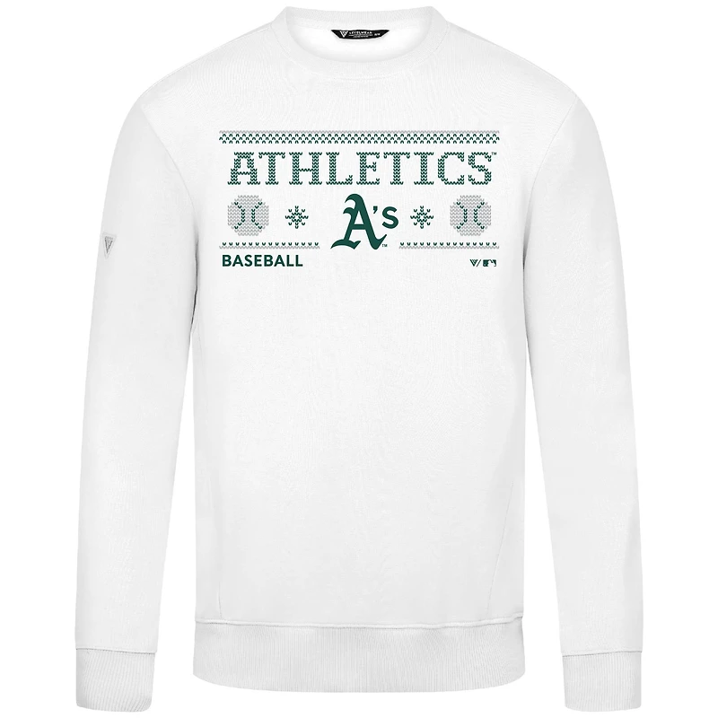 Sweat-shirt à enfiler blanc Levelwear Athletics Zane pour homme