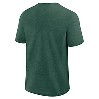 Men's Logo Athletic Heather Green Athletics Top Notch T-Shirt