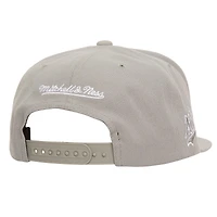 Casquette snapback grise pour homme Mitchell & Ness Oakland Athletics