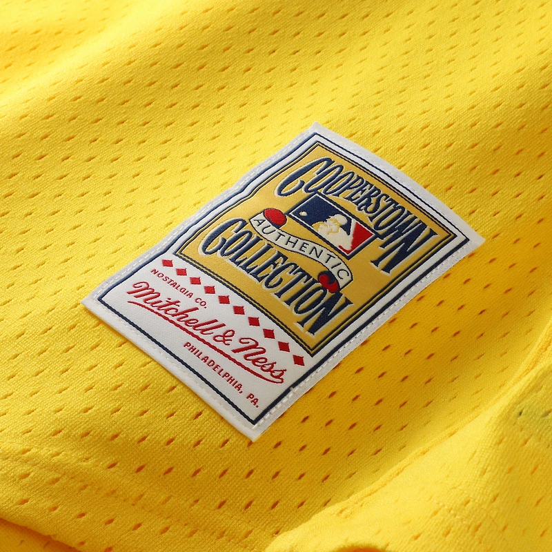 Men's Mitchell & Ness Mark McGwire Gold Athletics Authentic Batting Practice Jersey