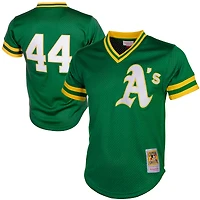 Maillot d'entraînement authentique Mitchell & Ness Reggie Jackson vert Athletics pour homme