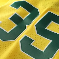 Men's Mitchell & Ness Rickey Henderson Yellow Athletics Authentic Batting Practice Jersey