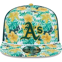 Men's New Era Athletics Tropic Floral Golfer Lightly Structured Snapback Hat