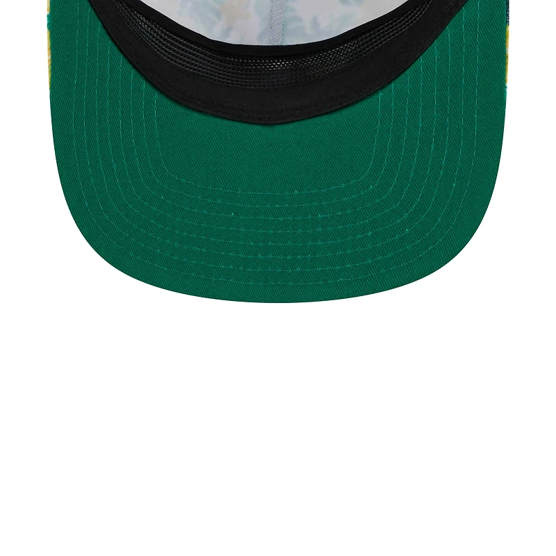 Men's New Era Athletics Tropic Floral Golfer Lightly Structured Snapback Hat
