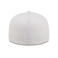 Men's New Era Athletics White on 59FIFTY Fitted Hat