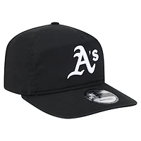 Men's New Era  Black/White Athletics 19TWENTY Adjustable Hat