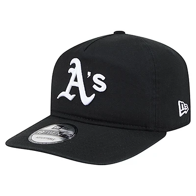 Men's New Era  Black/White Athletics 19TWENTY Adjustable Hat