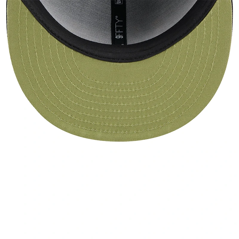 Men's New Era Black Athletics 2024 Armed Forces Day 9FIFTY Snapback Hat