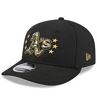Casquette à visière plate 9FIFTY Athletics 2024 Armed Forces Day de New Era pour homme