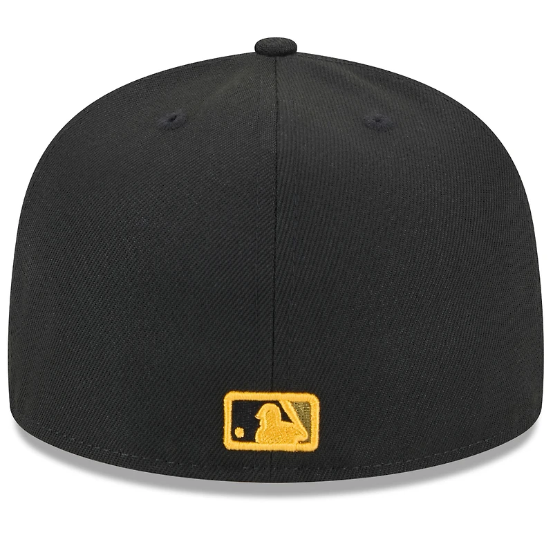 Men's New Era Black Athletics 2024 Armed Forces Day On-Field 59FIFTY Fitted Hat