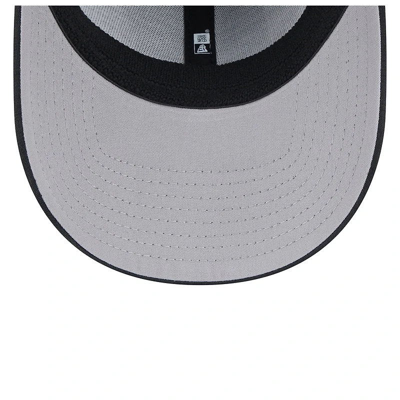 Casquette New Era Athletics 2024 Clubhouse 39THIRTY Flex Fit noire pour homme