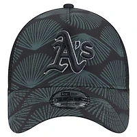 Casquette ajustable A-Frame Trucker Athletics 9FORTY noire New Era pour homme