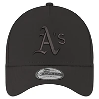 Men's New Era Black Athletics A-Frame 9FORTY Adjustable Hat