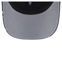 Men's New Era Black Athletics Adventure Drinks Pattern 9SEVENTY Stretch-Snap Hat