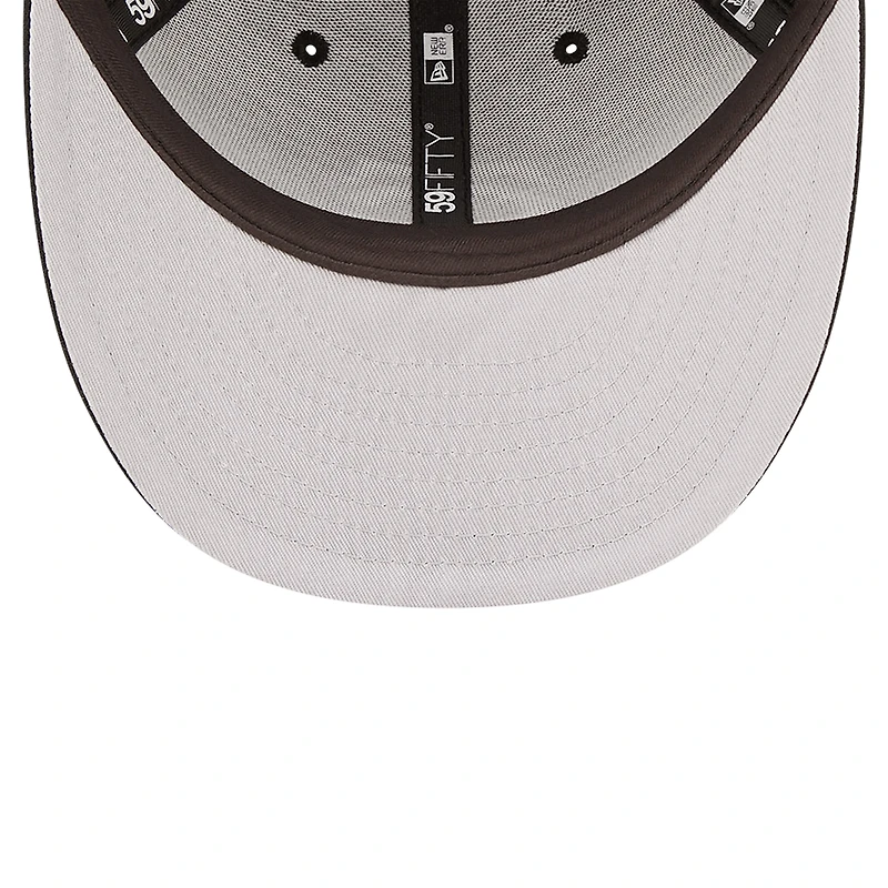 Men's New Era Black Athletics Low Profile 59FIFTY Fitted Hat