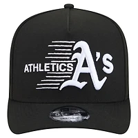 Men's New Era  Black Athletics Motion A-Frame 9FIFTY Snapback Hat