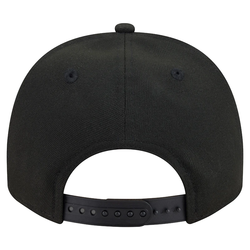 Men's New Era  Black Athletics Motion A-Frame 9FIFTY Snapback Hat
