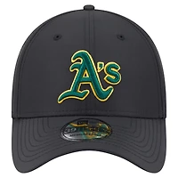 Men's New Era  Black Athletics Night 39THIRTY Flex Hat