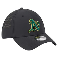 Men's New Era  Black Athletics Night 39THIRTY Flex Hat