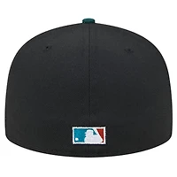 Men's New Era Black Athletics Retro Spring Training 59FIFTY Fitted Hat