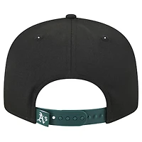 Men's New Era Black Athletics Splatter 9FIFTY Snapback Hat
