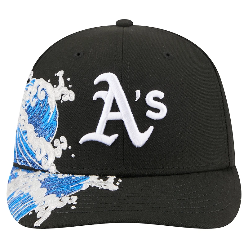 Men's New Era Black Athletics Surf 59FIFTY Fitted Hat