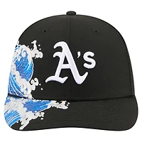 Men's New Era  Black Athletics Surf 59FIFTY Fitted Hat