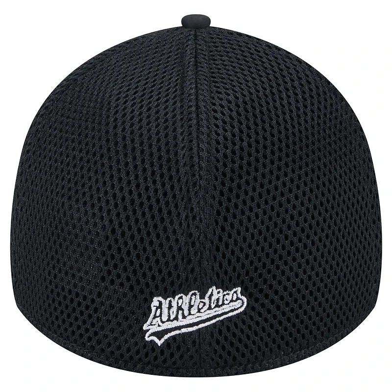 Casquette 39THIRTY Flex Athletics Team Tone noire New Era pour homme