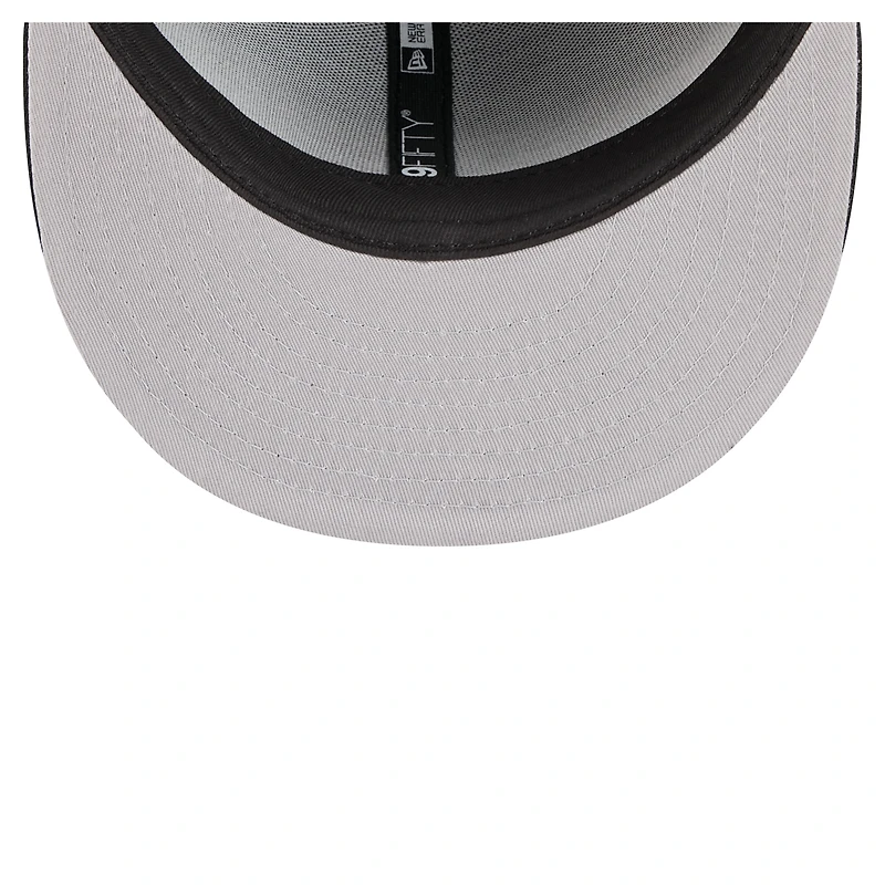 Men's New Era Black Athletics Tri-Hit 59FIFTY Fitted Hat