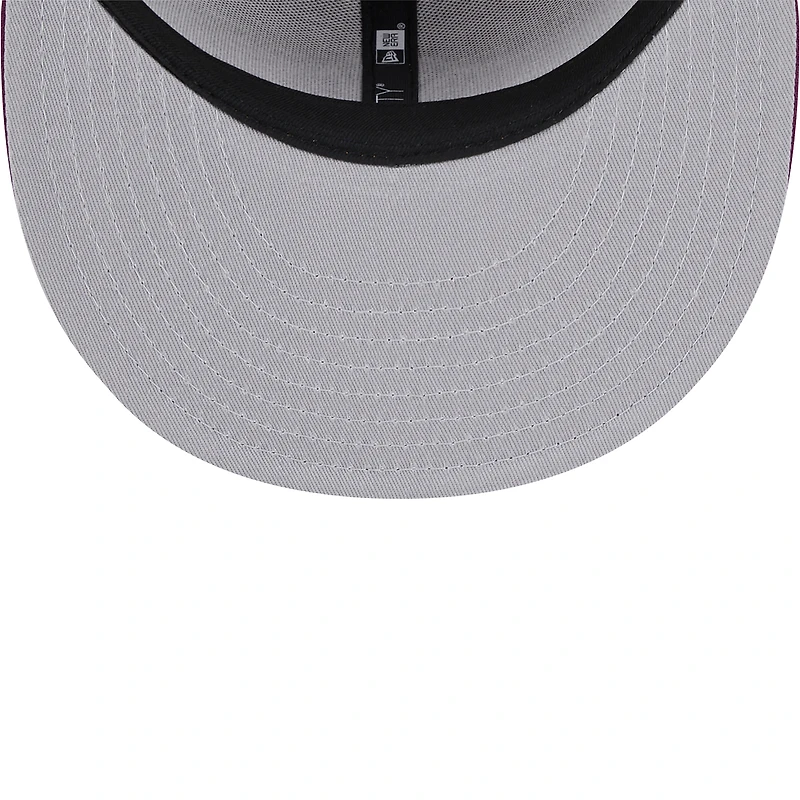 Men's New Era Brown/Purple Athletics Color Pack Two-Tone 9FIFTY Snapback Hat