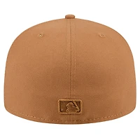 Men's New Era Brown Athletics Color Pack 59FIFTY Fitted Hat