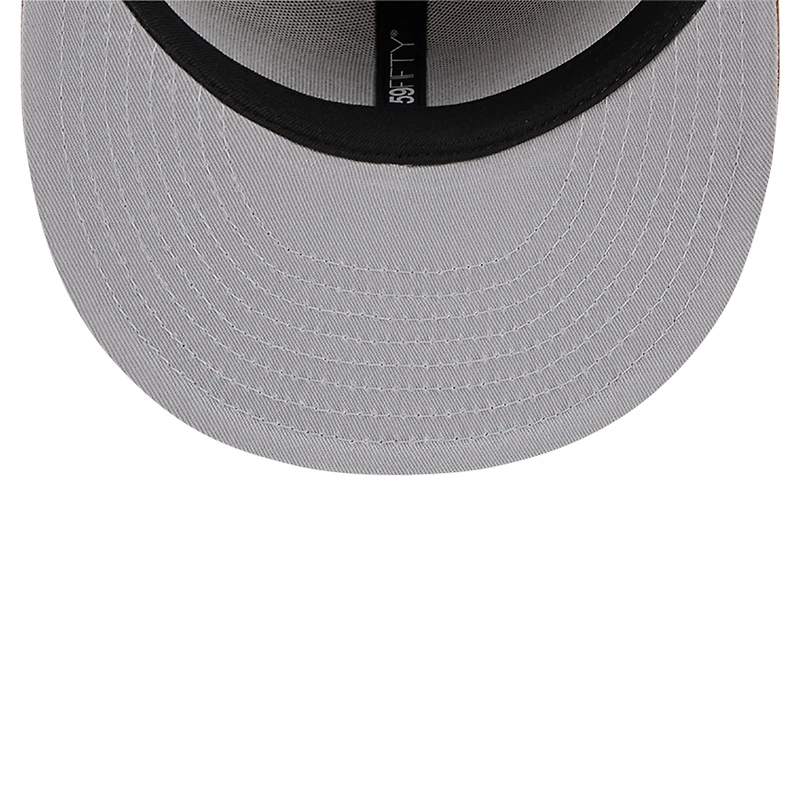 Men's New Era Brown Athletics Color Pack 59FIFTY Fitted Hat