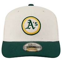 Casquette ajustable New Era Athletics Loyal 9SEVENTY pour homme, couleur crème