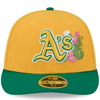 Men's New Era  Gold/Green Athletics 2026 Spring Training Low Profile 59FIFTY Fitted Hat