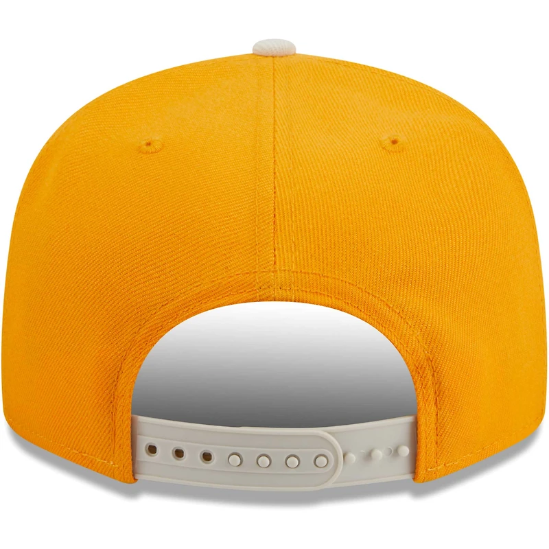Men's New Era Gold Athletics Tiramisu 9FIFTY Snapback Hat