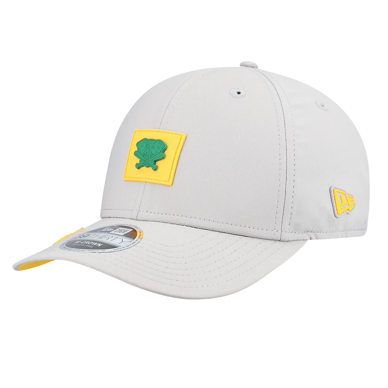 Men's New Era Gray Athletics 2026 Clubhouse Alternate 39THIRTY Flex Hat