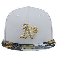 Casquette ajustée 59FIFTY Athletics Active Team Camo de New Era pour homme