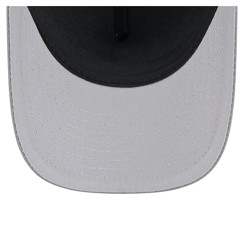 Men's New Era Gray Athletics Color Pack A-Frame 9FORTY Trucker Adjustable Hat