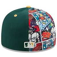 Men's New Era Green/Gold Athletics 2025 MLB Diamond Hero Edition 59FIFTY Fitted Hat