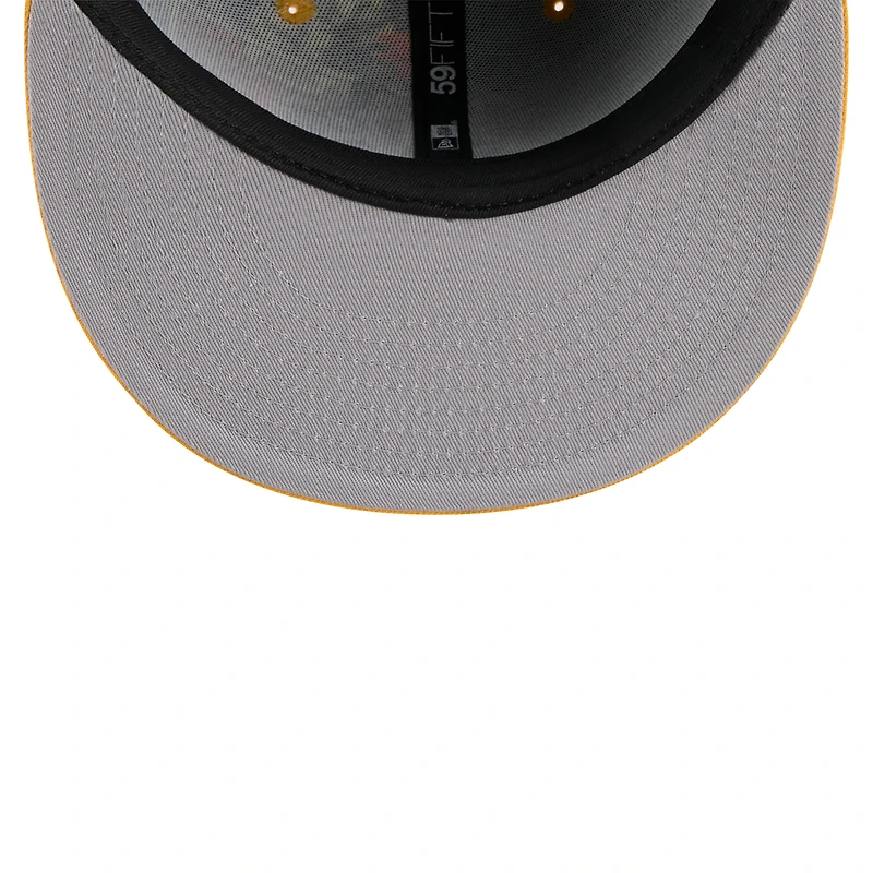 Men's New Era Green/Gold Athletics 2025 MLB Diamond Hero Edition 59FIFTY Fitted Hat