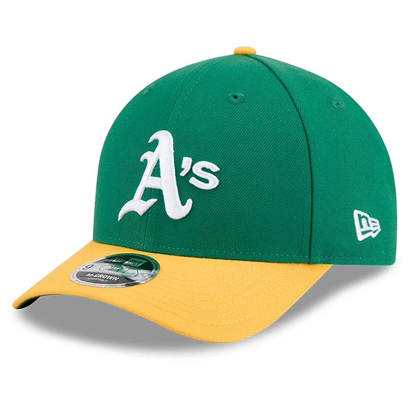 Men's New Era Green/Gold Athletics Baseball Hall of Fame 9FORTY M-Crown Adjustable Hat