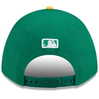 Men's New Era Green/Gold Athletics Baseball Hall of Fame 9FORTY M-Crown Adjustable Hat