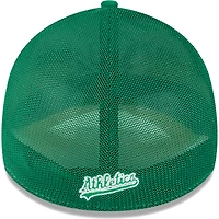 Men's New Era Green/White Athletics 2023 On-Field Batting Practice 39THIRTY Flex Hat