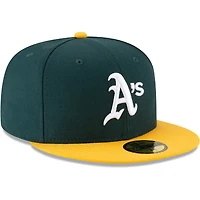 Men's New Era Green Athletics 1989 World Series Wool 59FIFTY Fitted Hat