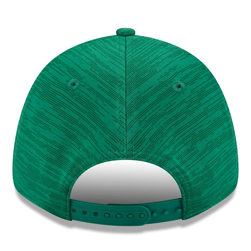 Men's New Era Green Athletics 2024 Clubhouse 9FORTY Adjustable Hat