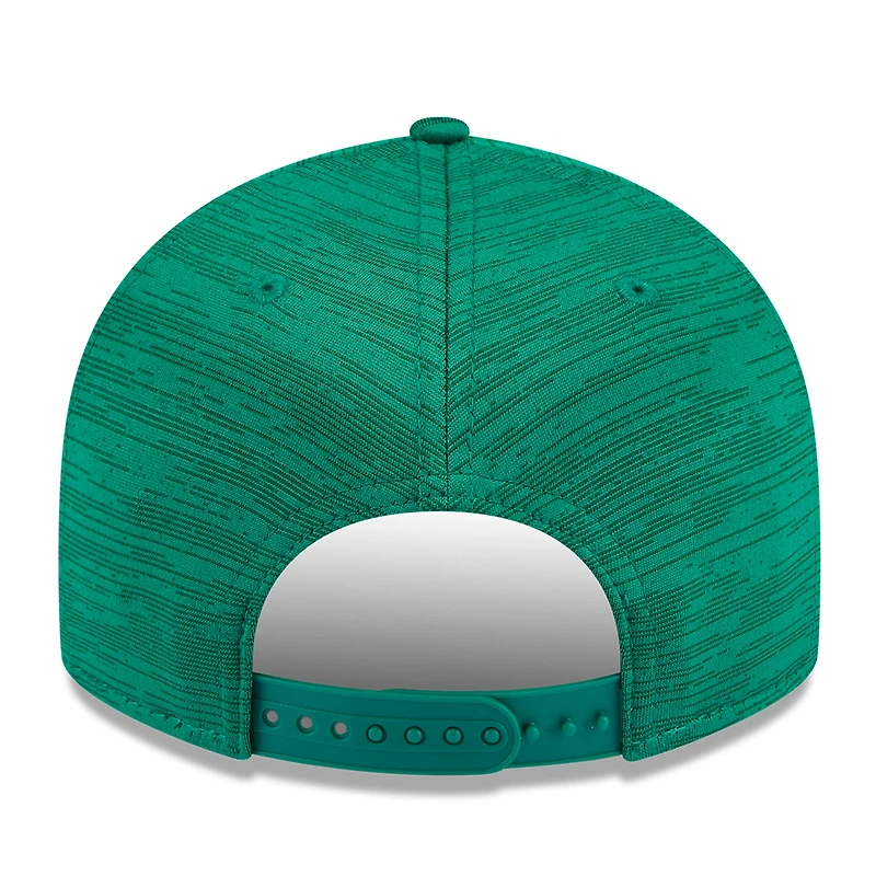 Men's New Era Green Athletics 2024 Clubhouse Low Profile 9FIFTY Snapback Hat